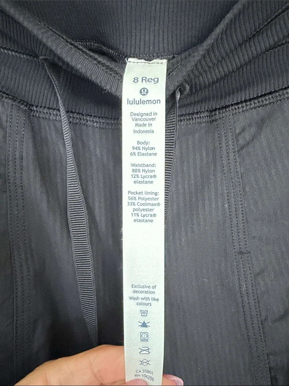 Lululemon Dance Studio Collection Black Pants